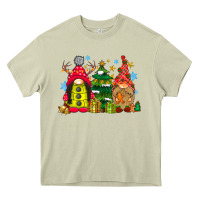 Mossy gnome Christmas Heavy Core Tee - CowhideDigitalArt