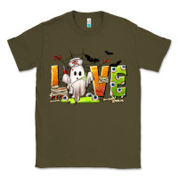 Army Green Love Nurse Halloween Classic Tee - texasbilliewilder