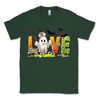 Sports Green Love Nurse Halloween Classic Tee - texasbilliewilder