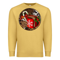 Antique Gold Christmas hot chocolate and chocolate Premium Sweatshirt - AdoDesignShop