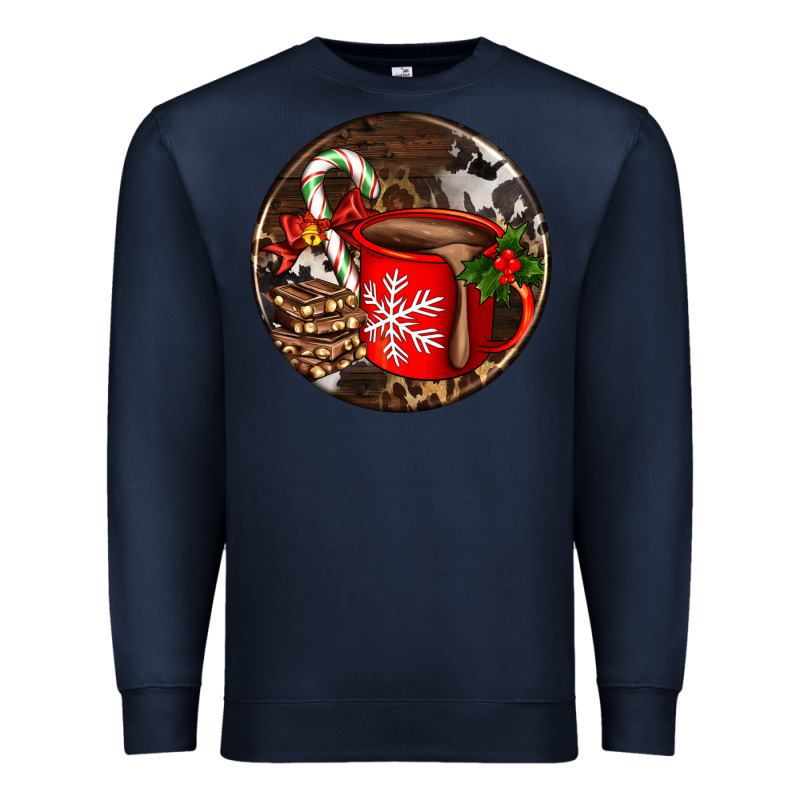 Christmas Hot Chocolate And Chocolate Premium Sweatshirt by AdoDesignShop | Teevron
