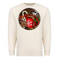 Sandshell Christmas hot chocolate and chocolate Premium Sweatshirt - AdoDesignShop