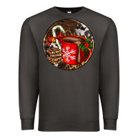 Smoke Christmas hot chocolate and chocolate Premium Sweatshirt - AdoDesignShop