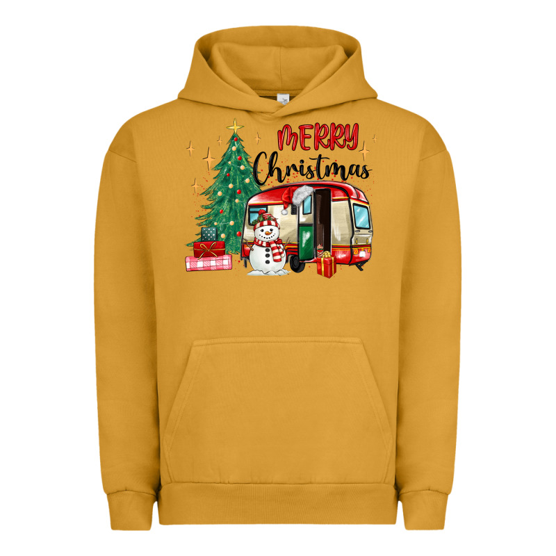 Merry Christmas Camper Urban Hoodie by MaliasSmallBusiness | Teevron