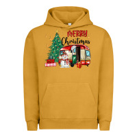 Pigment Peanut Butter merry christmas camper Urban Hoodie - MaliasSmallBusiness