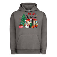 Pigment Tornado merry christmas camper Urban Hoodie - MaliasSmallBusiness