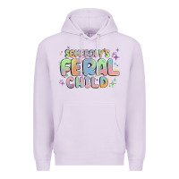 Lilac somebody's feral child Premium Hoodie - MaliasSmallBusiness