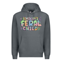 Rock somebody's feral child Premium Hoodie - MaliasSmallBusiness