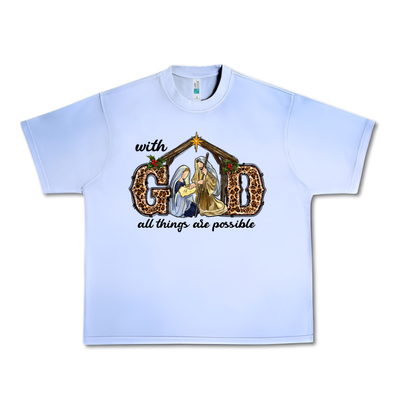 With God All Things Are Possible Urban Heavy Tee by RanaPortraitStore | Teevron