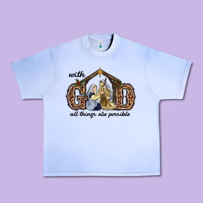 With God All Things Are Possible Urban Heavy Tee Designed By Ranaportraitstore