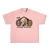 Salmon With God All Things Are Possible Urban Heavy Tee - RanaPortraitStore