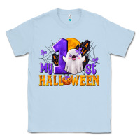 Dusty Blue My 1st Halloween Classic Tee - texasbilliewilder