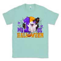 Seafoam My 1st Halloween Classic Tee - texasbilliewilder