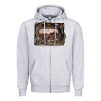 Heather Grey desert darlin Zipper Hoodie - SublimationCraftShop