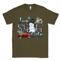 Army Green I am Snow Cute Classic Tee - FaDigitalArtStudio