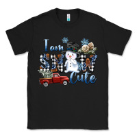Black I am Snow Cute Classic Tee - FaDigitalArtStudio