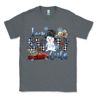 Charcoal Heather I am Snow Cute Classic Tee - FaDigitalArtStudio