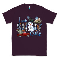 Plum I am Snow Cute Classic Tee - FaDigitalArtStudio