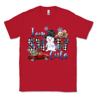 Red I am Snow Cute Classic Tee - FaDigitalArtStudio