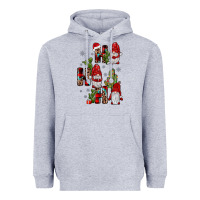 Heather Grey ho ho ho gnome Heavyweight Hoodie - JahusDesignShop