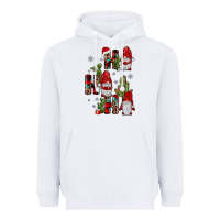 White ho ho ho gnome Heavyweight Hoodie - JahusDesignShop