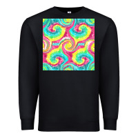 Black Tie Dye Seamless Pattern Premium Sweatshirt - BundleAndBundleShop