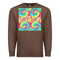 Chestnut Tie Dye Seamless Pattern Premium Sweatshirt - BundleAndBundleShop