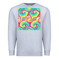 Heather Grey Tie Dye Seamless Pattern Premium Sweatshirt - BundleAndBundleShop