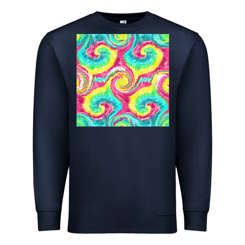 Tie Dye Seamless Pattern Premium Sweatshirt by BundleAndBundleShop | Teevron