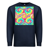 Navy Tie Dye Seamless Pattern Premium Sweatshirt - BundleAndBundleShop