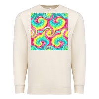 Sandshell Tie Dye Seamless Pattern Premium Sweatshirt - BundleAndBundleShop