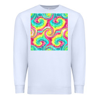 White Tie Dye Seamless Pattern Premium Sweatshirt - BundleAndBundleShop