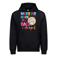 Black wake me when the ball drops Urban Hoodie - MaliasSmallBusiness