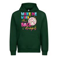 Forest Green wake me when the ball drops Urban Hoodie - MaliasSmallBusiness