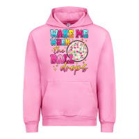 Fuchsia Pink wake me when the ball drops Urban Hoodie - MaliasSmallBusiness