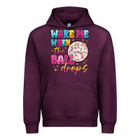Mauve Wine wake me when the ball drops Urban Hoodie - MaliasSmallBusiness