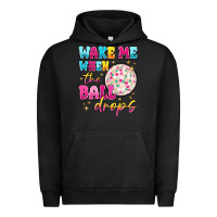 Pigment Black wake me when the ball drops Urban Hoodie - MaliasSmallBusiness