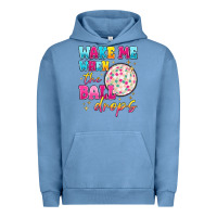 Pigment Pebble Blue wake me when the ball drops Urban Hoodie - MaliasSmallBusiness