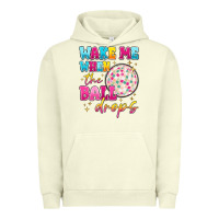 Pigment Pistachio wake me when the ball drops Urban Hoodie - MaliasSmallBusiness