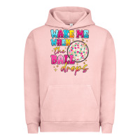 Pigment Salmon wake me when the ball drops Urban Hoodie - MaliasSmallBusiness