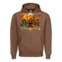 Chestnut western gnomies Zipper Hoodie - FaDigitalArtStudio