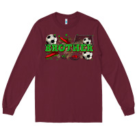 Burgundy brother soccer Long Sleeve Tee - Zillion Design Studio