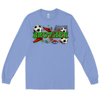 Colony Blue brother soccer Long Sleeve Tee - Zillion Design Studio