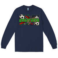 Navy brother soccer Long Sleeve Tee - Zillion Design Studio