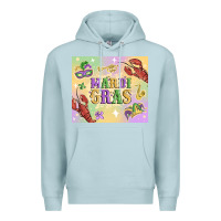 Blue Mist mardi gras Premium Hoodie - MaliasSmallBusiness