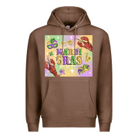 Chestnut mardi gras Premium Hoodie - MaliasSmallBusiness