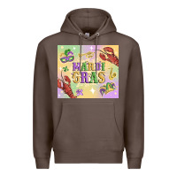 Coffee mardi gras Premium Hoodie - MaliasSmallBusiness