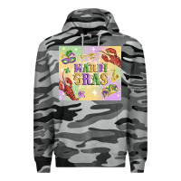 Slate Camo mardi gras Premium Hoodie - MaliasSmallBusiness
