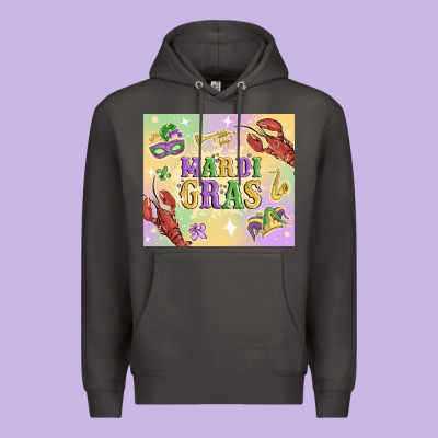 Mardi Gras Premium Hoodie Designed By Maliassmallbusiness