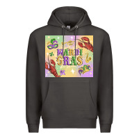 Smoke mardi gras Premium Hoodie - MaliasSmallBusiness